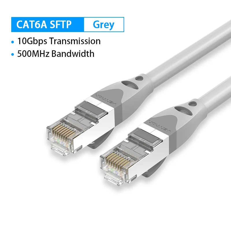 Vention cat6a ethernet kabel 10gbps rj 45 sftp netzwerk kabel für ps4 laptop pc router adsl plc servomotor lan rj45 patch kabel 3