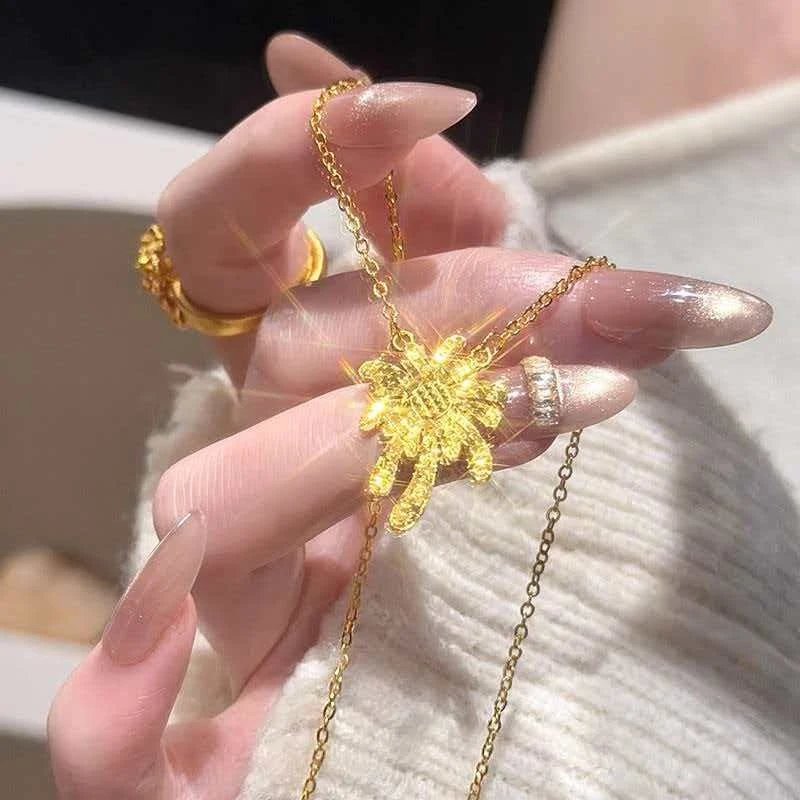 

Позолоченная латунная женская цепочка-колье «Волна» / «Шопард» с вакуумным гальваническим покрытием, имитация золота, как в ювелирных магазинах