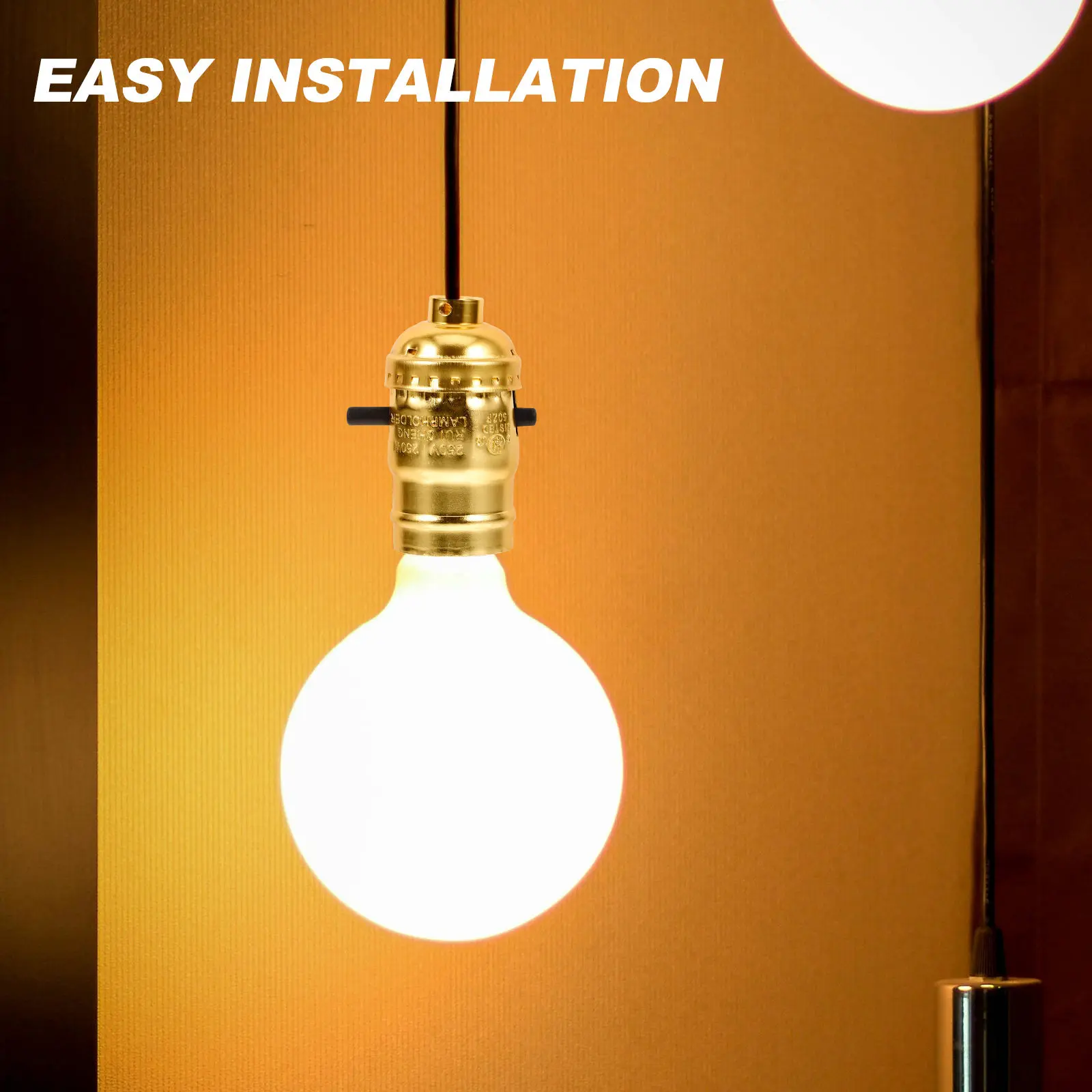 2Pcs E26 Push Socke…