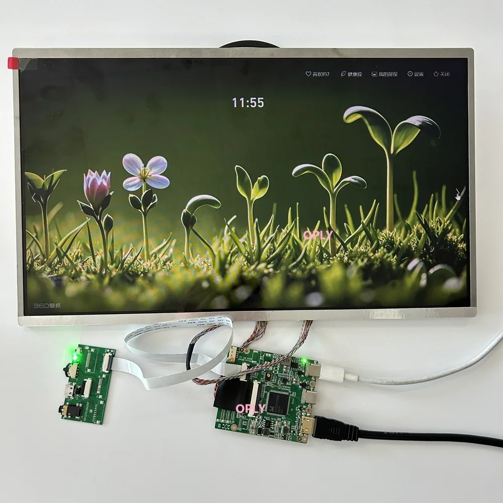 LVDS لوحة تحكم عدة ل LP154WP3 LP154WP2 15.4 "1440X900 2 TYPE-C MINI HDMI لوحة مراقبة الشاشة LCD LED