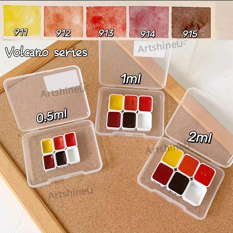 1ML Schmincke Master Grade Precipitation Color Watercolor Pigment Sub-Package Tundra/Shire/Starry Series for Artist Art Supplies