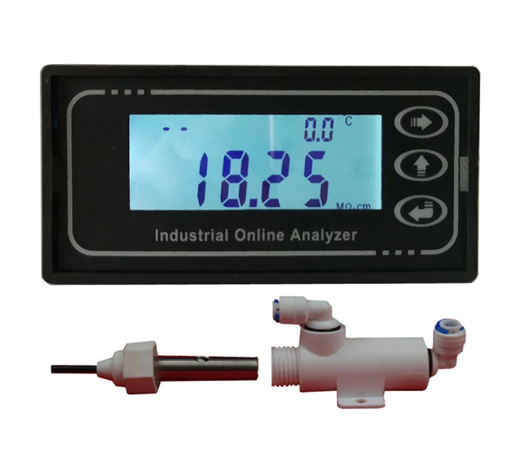 Online Conductivity/resistivity Meter/controller/monitor with Stainless Steel Sensor