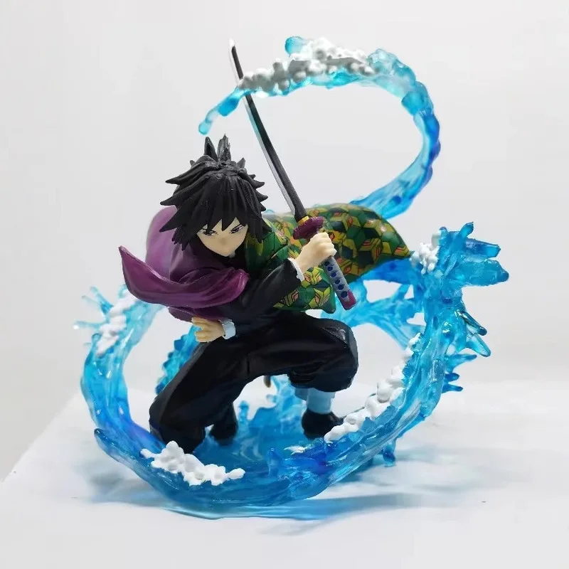 デーモンスレイヤー-トミオカ・ギユ-ゼロ-アニメフィギュア-水呼吸コレクタブルボックス入りモデル-アニメファンやコレクター向けの装飾品