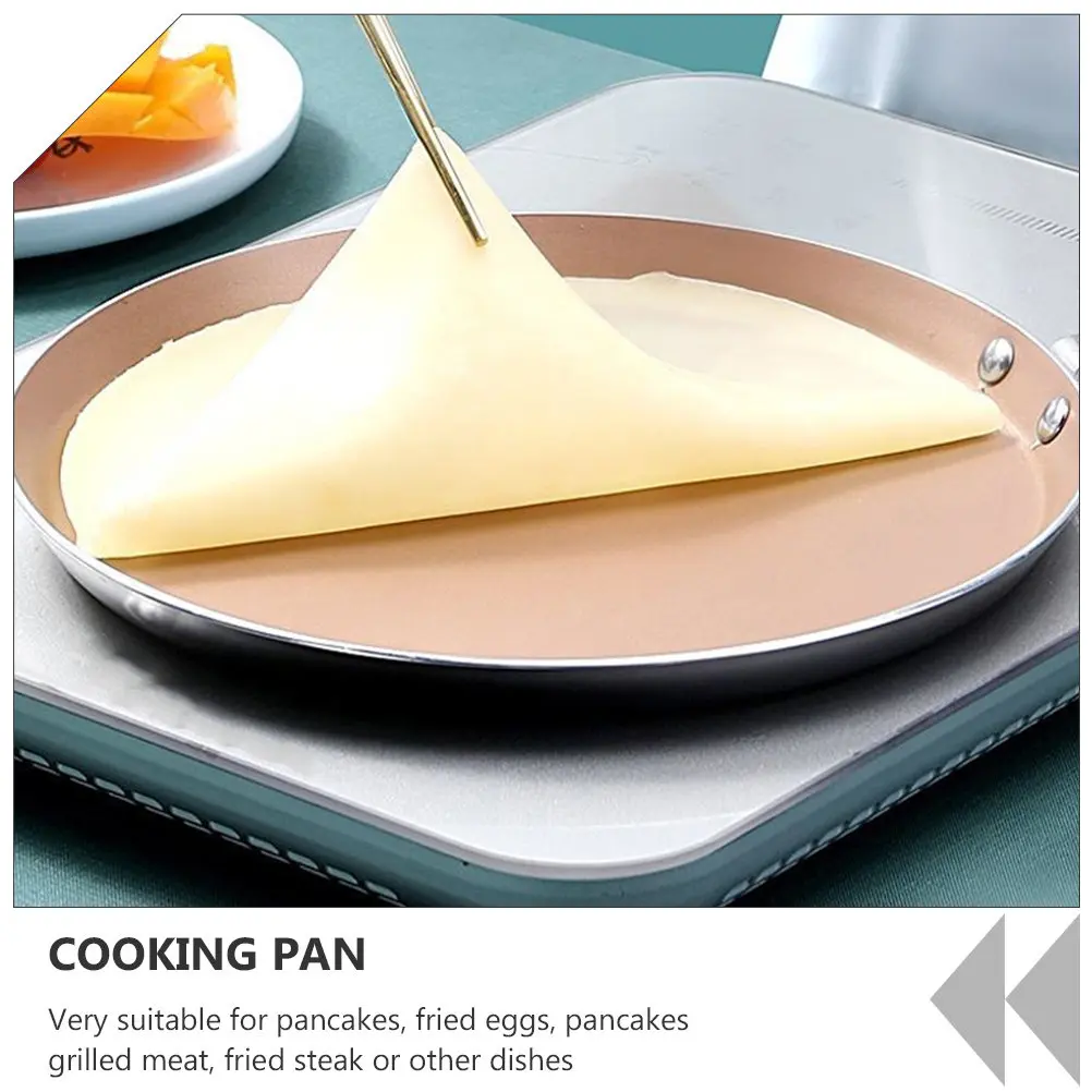 

1Pcs Non-Stick Frying Saucepan Premium Aluminum Fry Pan for Eggs Pancakes Grilled Meat Steak Kitchen Cooking Tool Outdoor