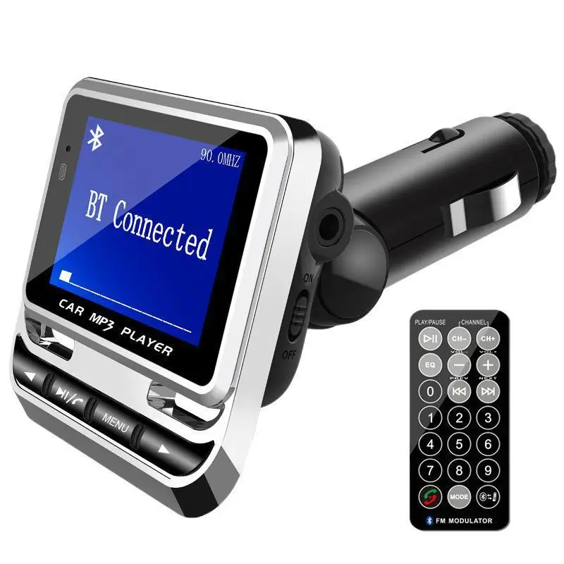 

Car MP3 FM12b Bluetooth Hands-Free Car FM Transmitter With Large Screen Display That Can Read USB Flash Drive Car MP3