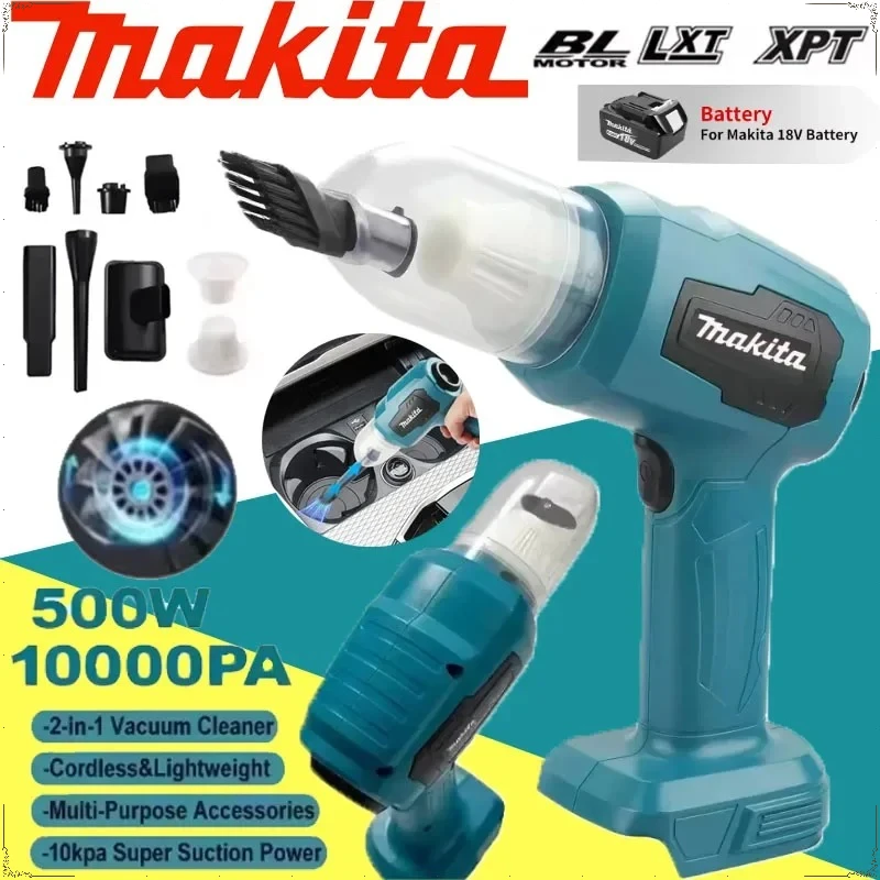 

Makita Mini Car Vacuum Cleaner Multifunction Handheld Rechargeable Power Tools Dust Collect Tool