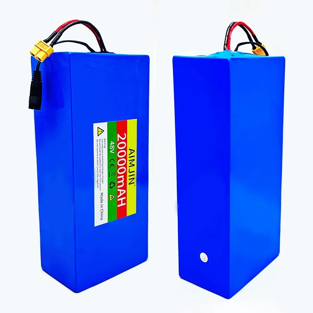 48V 20000MAh 18650 13S5P lithium battery pack with built-in BMS 500-1000W replaceable battery