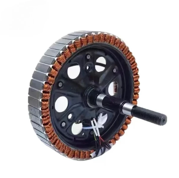 E-Bike Brushless Motor Rotor Stator Core Coil, 48V 60V 72V, 350W-1200W, High Conductivity & Wear-resistant