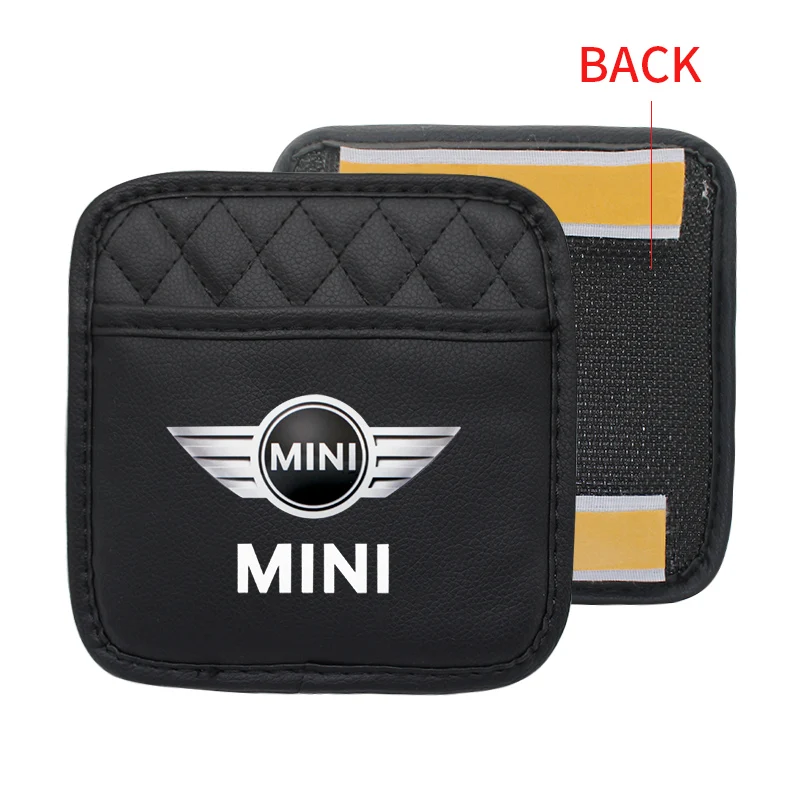 Car Styling Storage Box Pocket Organizer Stickers Auto Accessories For Mini Cooper One S JCW R55 R56 R60 F55 F56 F60 Countryman