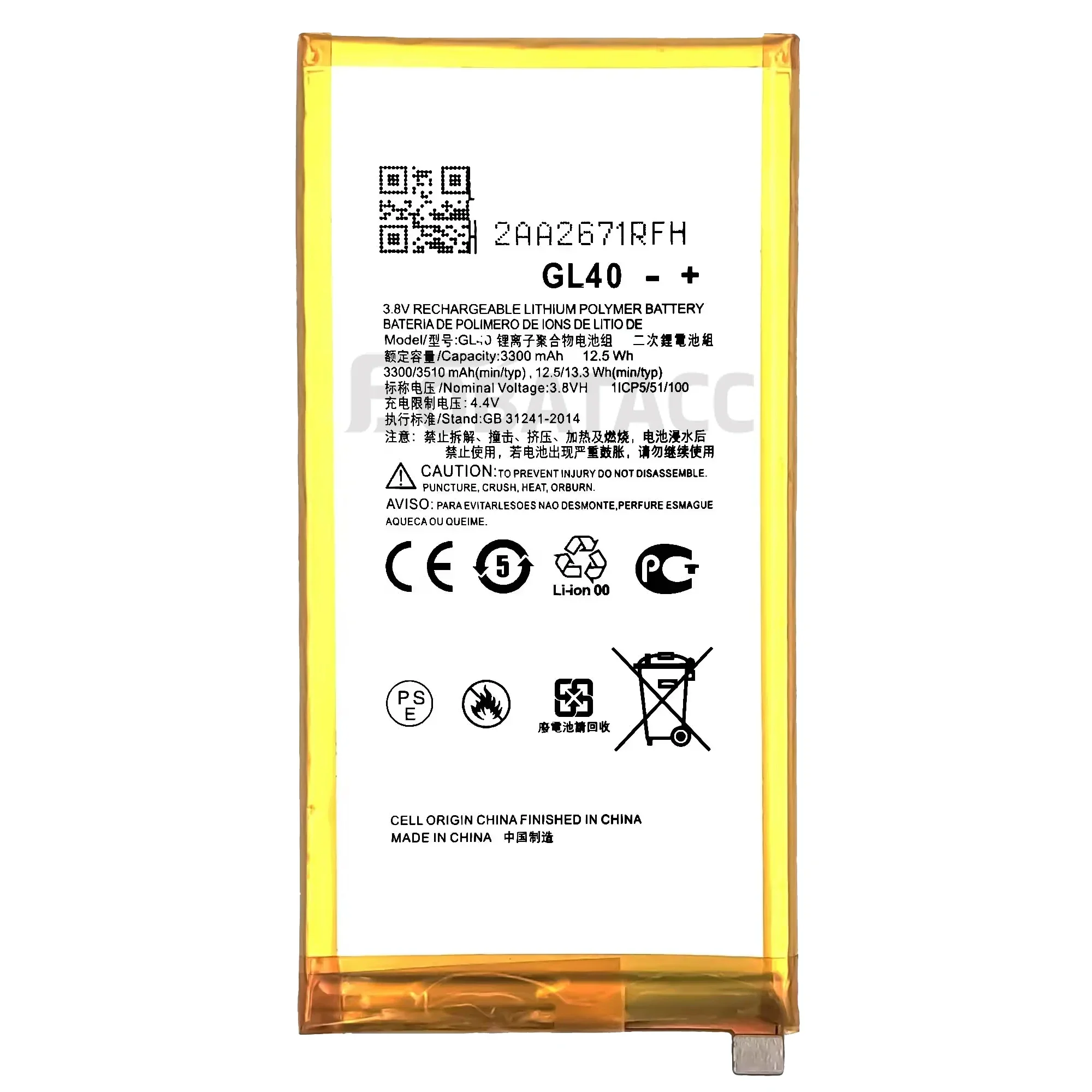 100% New Original Battery GL40  For Motorola Z Play XT1635-03 Moto Z Play Droid Battery + Free Tools