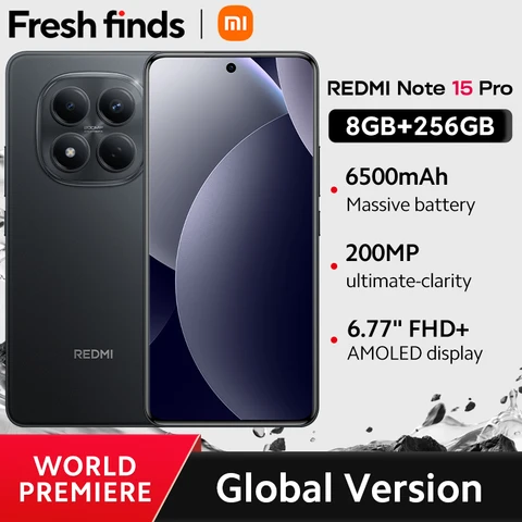 Смартфон Xiaomi Redmi Note 15 Pro, 8/256ГБ, 12/256ГБ, 12/512ГБ, global