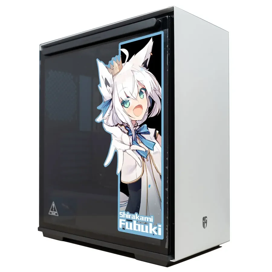 

Computer Case Stickers DIY Computer Decoration DIY Sticker Waterproof Removable Game Anime Cute Girl Sticker