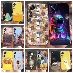 For Xiaomi 12T Pro Case Cute Astronauts Cartoon Cover Soft Silicone Phone Cases For Xiaomi Mi 12T Pro Mi12T 12TPro Fundas Bumper