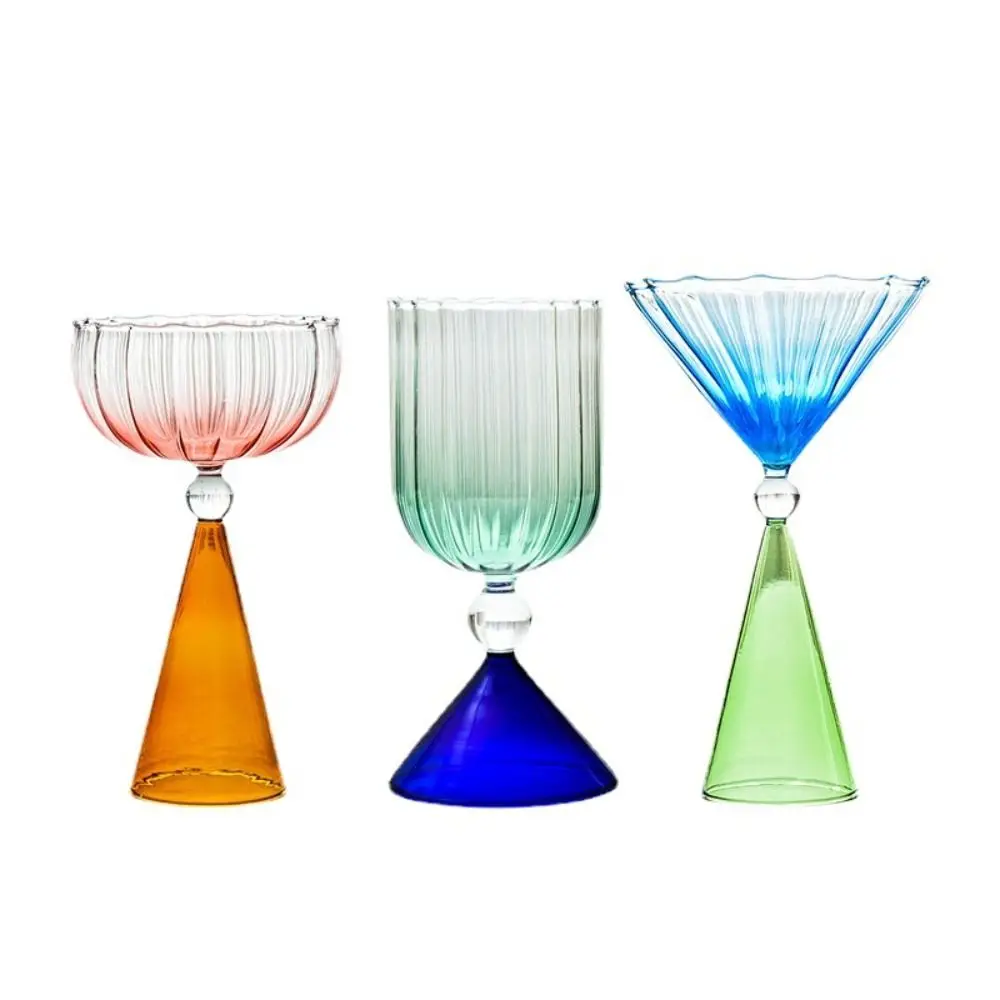 Bicchiere da gelato tazza da Cocktail tazza da Dessert creativa Champagne tazza da vino colorata Whisky Party