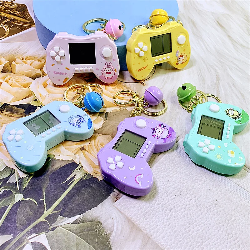 Fashion Handheld Mini Game Machine Toy Classic Educational Cartoon Creative Gift Keychain