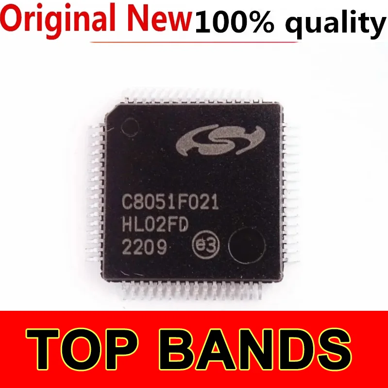 NEW Original 5pcs C8051F021-GQR C8051F005-GQR C7051F121-GQR QFP64 IC Chipset