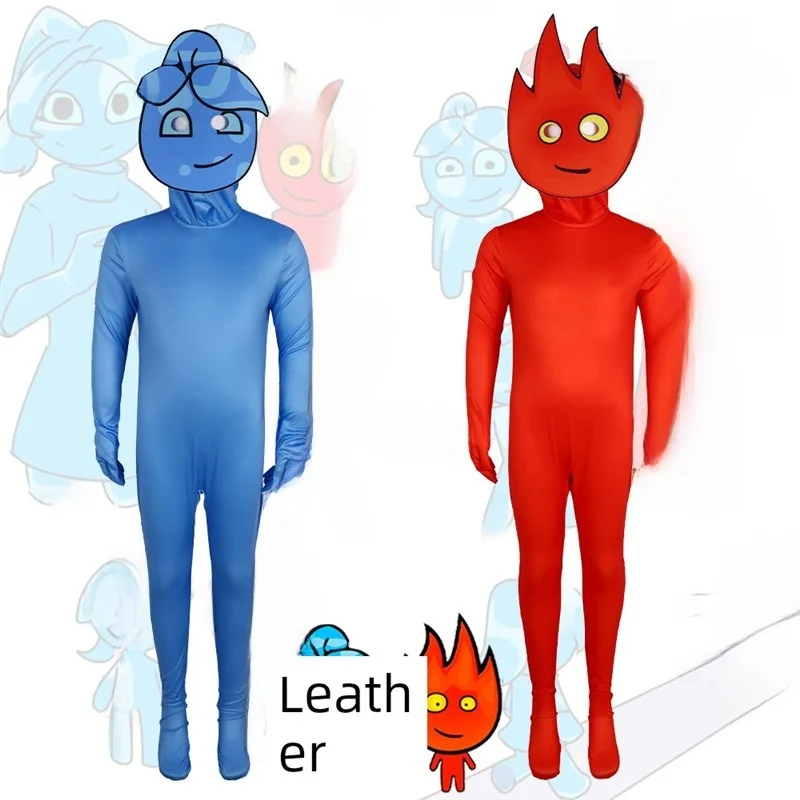 

Halloween Forest Ice And Fire Man Cosplay Costume Stage Performance Suit Funny Game Role-playing Outfit Women's Ethnic Wear