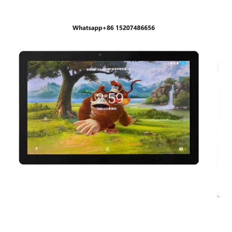 10.1inch IPS Android 13 Headrest Front  GPS Auto SD Card Wi-Fi for Rear Seat Entertainment 4G Taxi Advertising Car