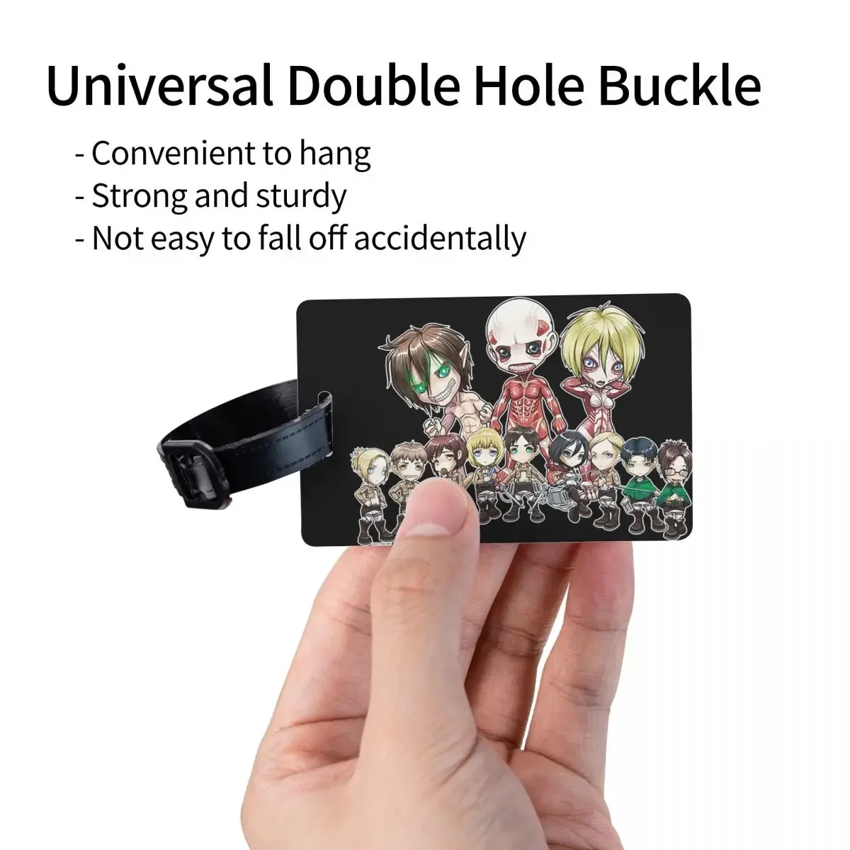 هجوم على تيتان اليابان الكرتون أجنحة الحرية علامات الأمتعة اكسسوارات السفر الأمتعة الصعود علامة التسمية حامل معرف اسم العنوان