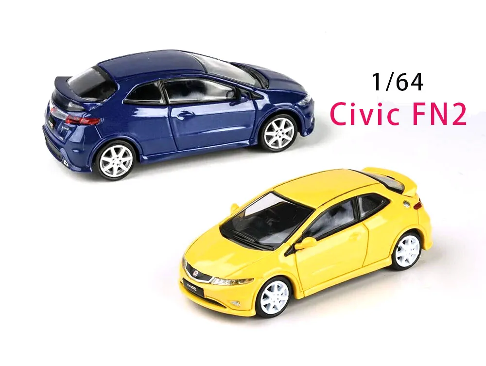 NEW 1/64 Civicc Type R FN2 Euro Alloy Toy Cars 3 inches Models by  For Collection Gift