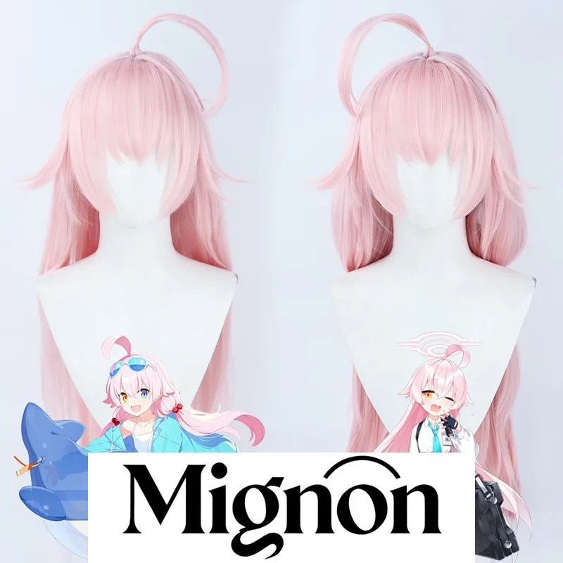 

Blue Archive Nodoka Himeji cosplay wig pink long hair silicone scalp Halloween gift