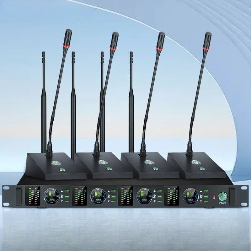 Professional wireless microphone stage performance conference speech live KTV singing anti-interference U