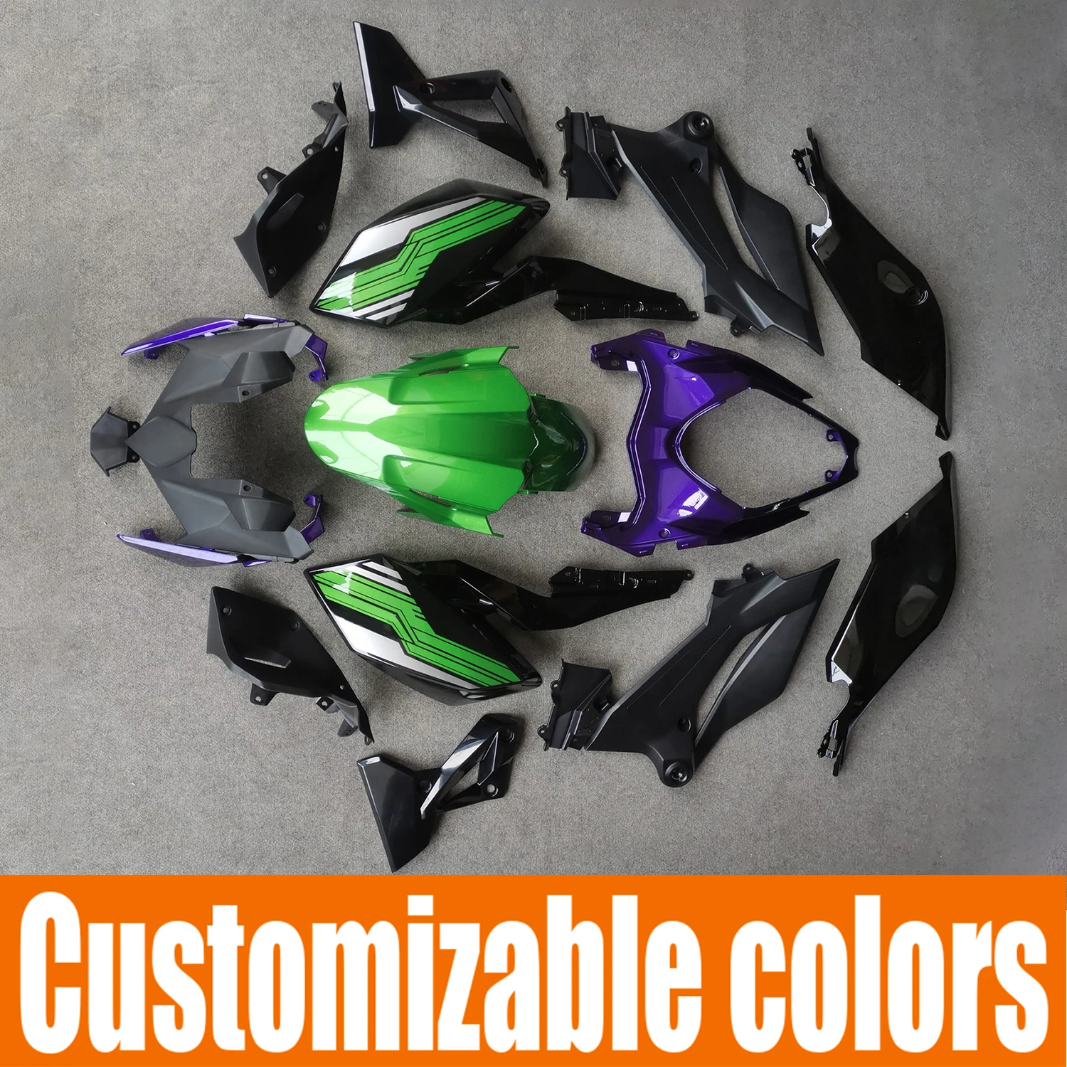 

Fit For Kawasaki Z400 2018 2019 2020 2021 2022 Motorcycle ABS Fairing Bodywork Kit Set Z 400 18 19 20 21 22