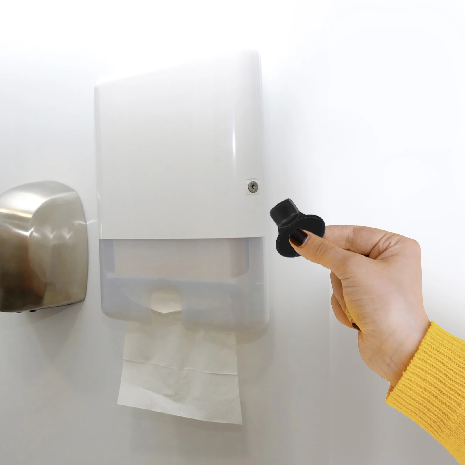 

Tissue Box Key Toilet Paper Case Accessory Public Dispenser Lock Commercial Wipe Hands