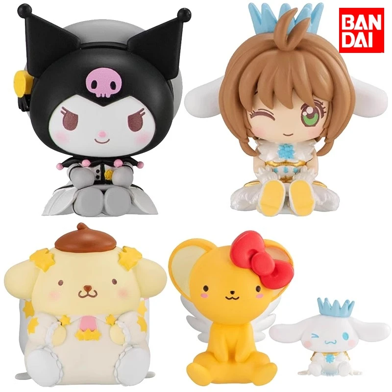 

Bandai Original Gashapon Cardcaptor Sakura × SANRIO CHARACTERS 2 Action Figure Toys For Kids Gift Collectible Model Ornaments