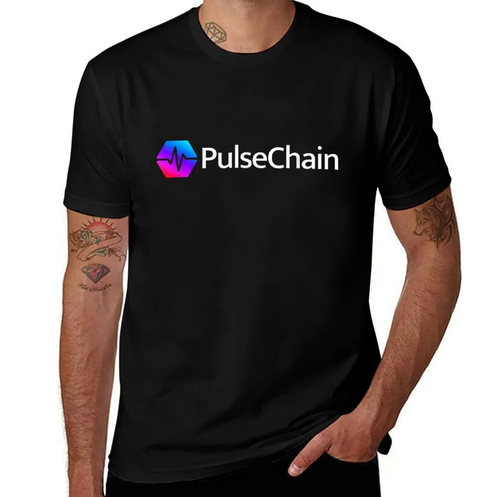 PulseChain - PulseChain Crypto HEX Cryptocurrency PLS Sacrifice It All T-Shirt Basic Daily Outfit Short Sleeve Tee T-Shirt