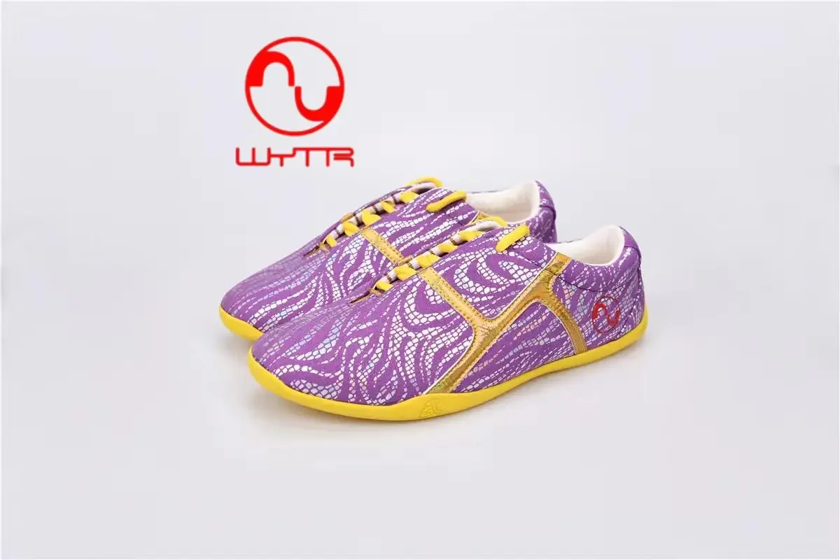 WYTR premium quality Kung Fu Wushu Martial Arts competition shoes with ten colours and yellow outsole