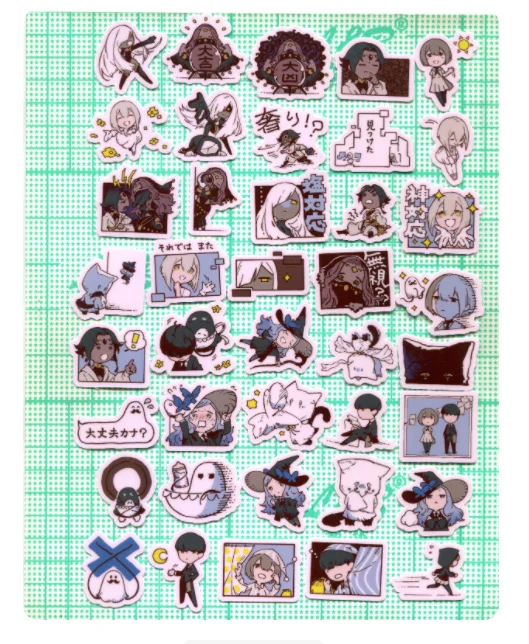 40 piezas YoRHa No. 2 PEGATINES AGROS DIY tipo B 3cm