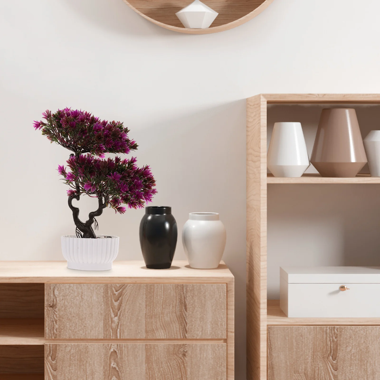 

Simulation Pine Tree Artificial Plant For Home Decoration Desktop Adornment Plastic Tree Decor Indoor Bonsai Material Faux