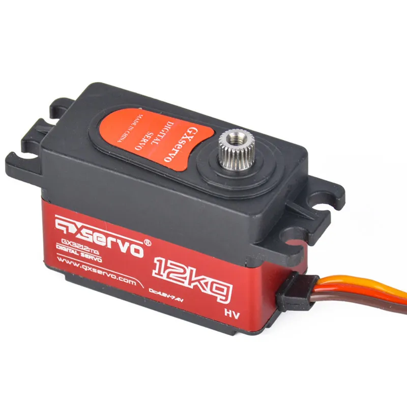 GXservo Digital Servo GX3212MG 12KG HV High Torque Short Body Metal Gear Aluminum Case For 1/10 RC On Road Drift Touring Car