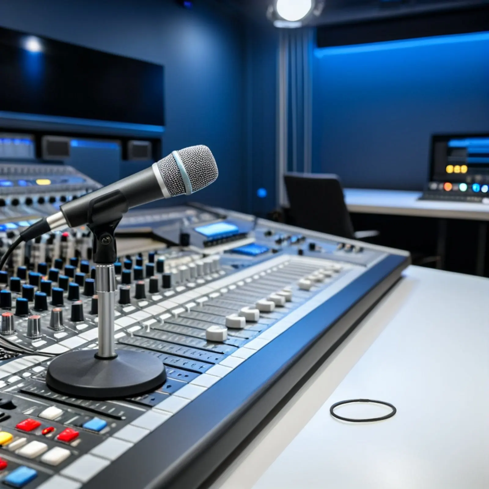 

4Pcs Universal Microphone Shock Mount Rubber Rings Elastic Bands Replacement Kit for Condenser Mic Isolation Recording Studio