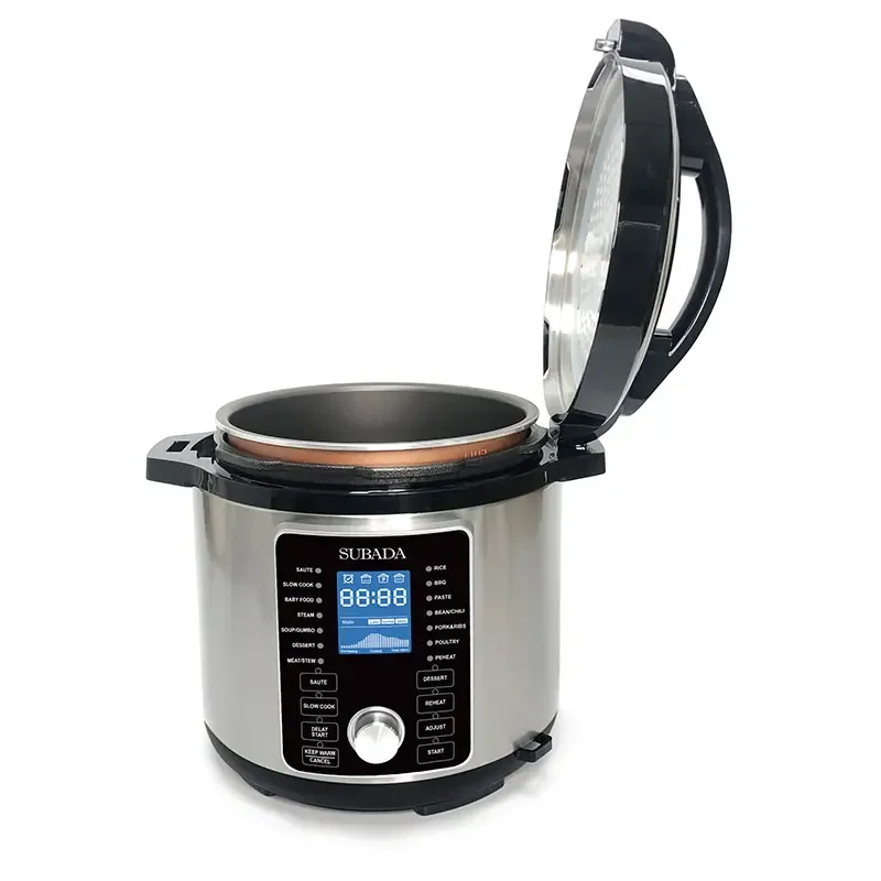 Smart Multi Functional High Quality Commercial Household Electric Pressure Cooker Stainless Steel Housing 6L Rice Cooker