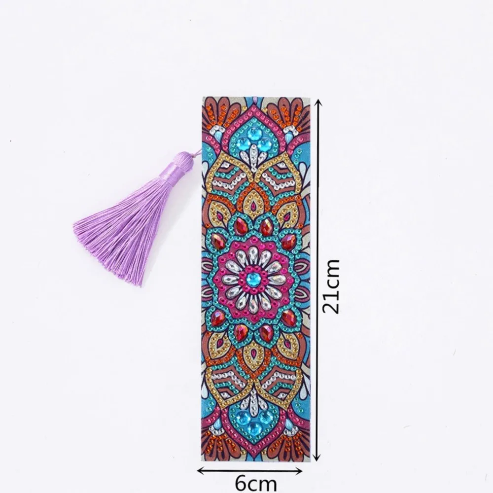 

DIY Diamond Painting Bohemian Series Tassel Bookmark Special Shaped Diamond Embroidery Book Mark Art Crafts Kits Handmade Gifts