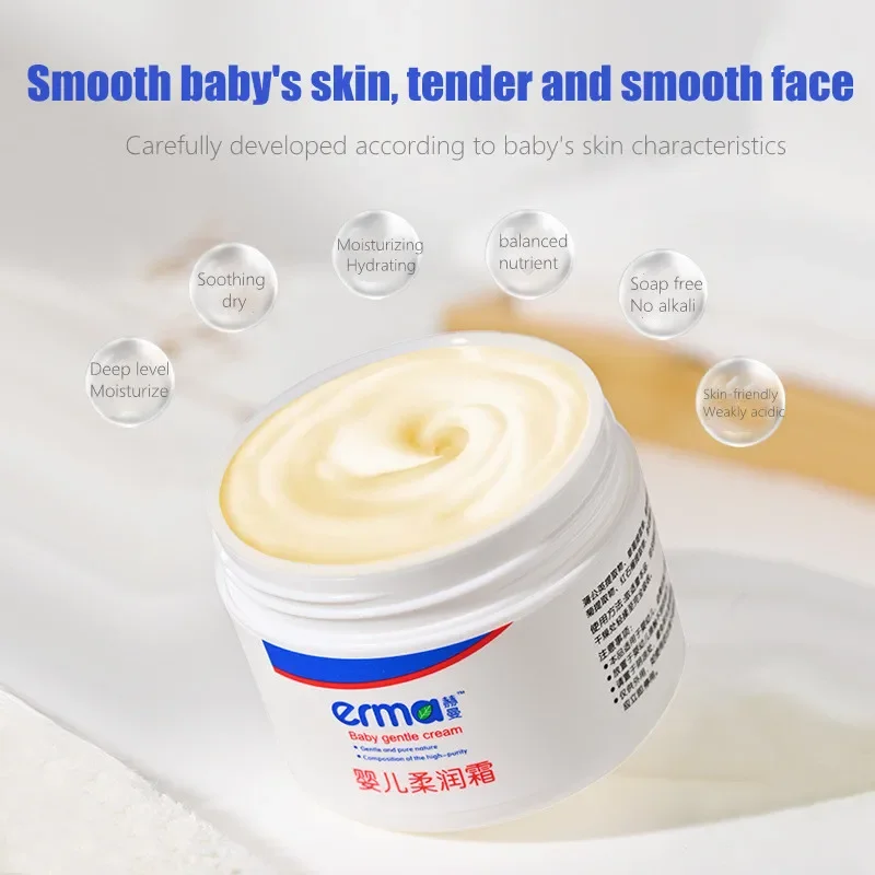 Baby Face Cream, Children\'s Soft Moisturizing Skin Care Lotion 50g  Cream