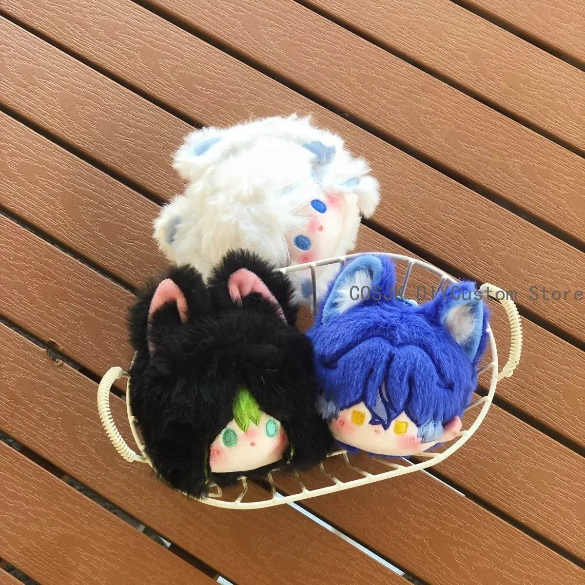 Genshin Impact Xiao Zhongli Tartaglia Neuvillette Flins Furina 10cm Mini Puppet Plaything Plush Pendant Keychain Mascot Plushie