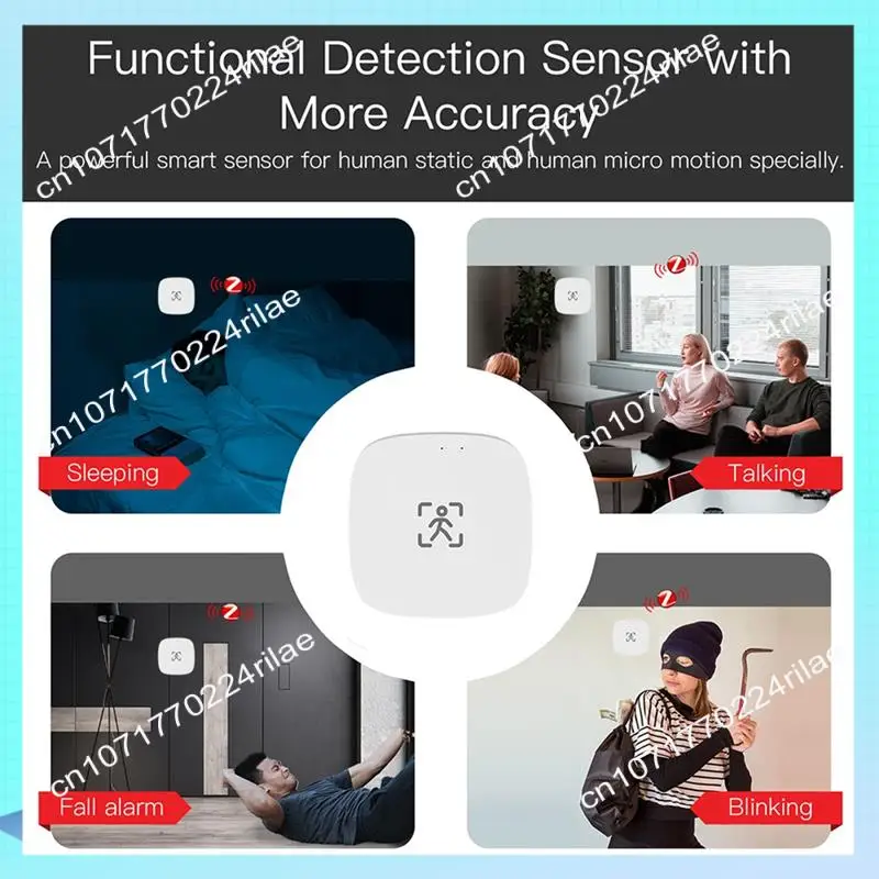 

A17Z Wi-Fi датчик присутствия человека с обнаружением яркости/расстояния 5/110/220 В Tuya Smart Life домашняя автоматизация