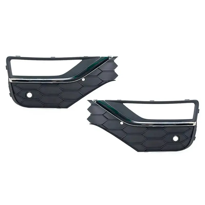 

AEA6-For VW Amarok 2016-2022 Front Bumper Fog Lights Cover Grill Driving Lamp Foglamp Grill Car Accesorios
