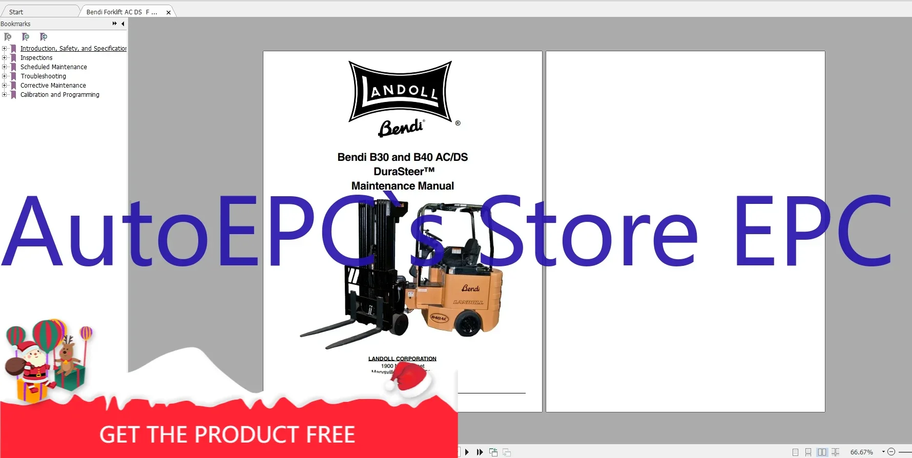 

AutoEPC Landoll Bendi Вилочный погрузчик Полная коллекция Руководства DVD PDF