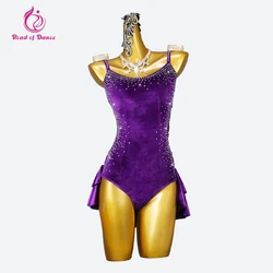 Vestido de baile latinoamericano para mujer y niña, ropa de línea, falda de salón Sexy, traje femenino de Cabaret, traje elegante de Samba 2024