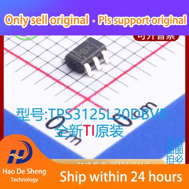 

10PCS/LOT TPS3125L30DBVR MCU IC Logo PBXI SOT-23-5 New Original in Stock Power bank