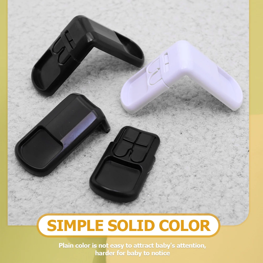 

4pcs Safety Locks Cabinet Drawer Childproof Latch Baby Proofing Strap Hidden Style Strong Adhesive Durable Workmanship Right