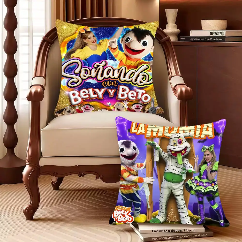 

El Show De B-Bely y B-Beto Pillow Case Decor Protective Covers Comfortable soft for Sofa Living Room Home office