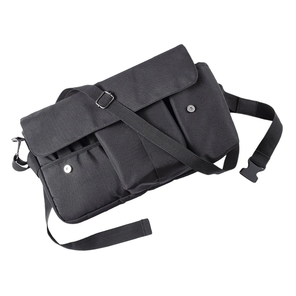 

Handbags Wallet Tote Makeup Storage Fanny Pack Apron Professional Case Black Canvas Miss Tool