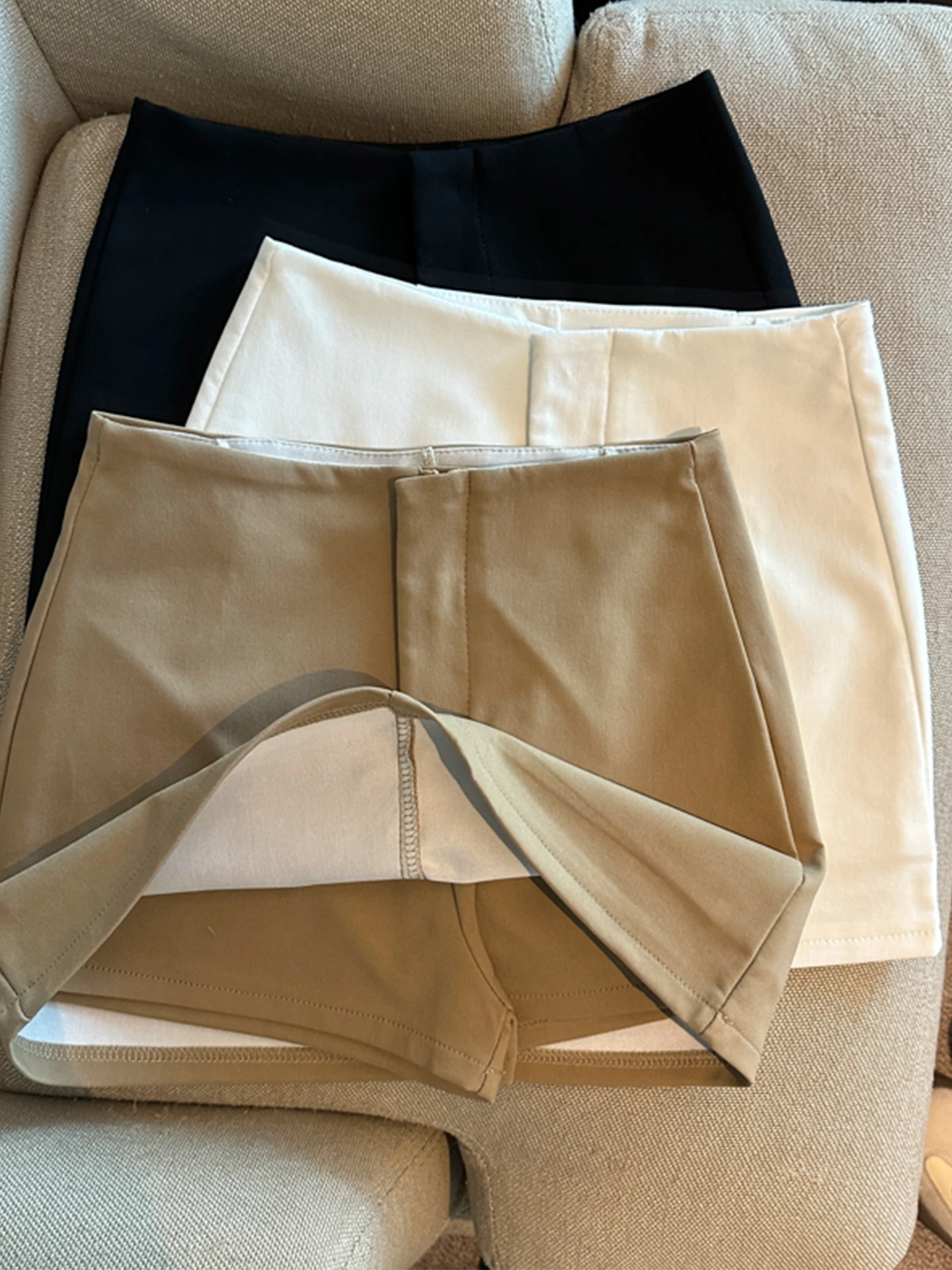 

Юбка-шорты Emily Clud с высокой талией, А-силуэт, женские, весна-лето, защита от просвечивания, удобные, дышащие, прямые, L...