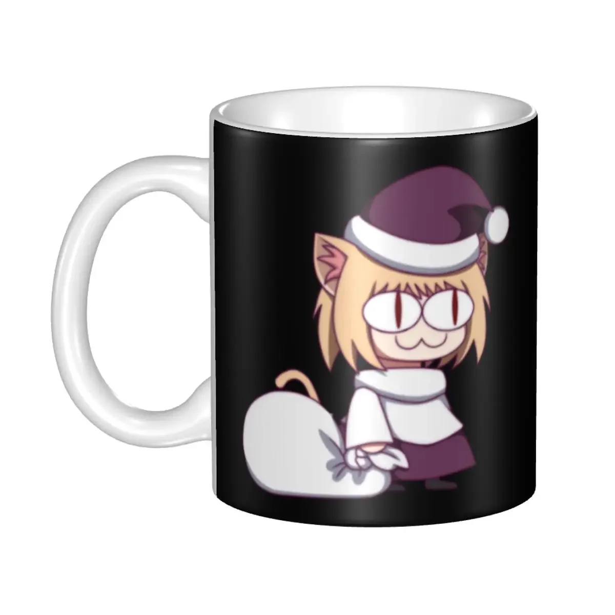 Neco Arc Cartoon Animated Cat Coffee Mug DIY Custom Ceramic Tea Milk Mug Cup