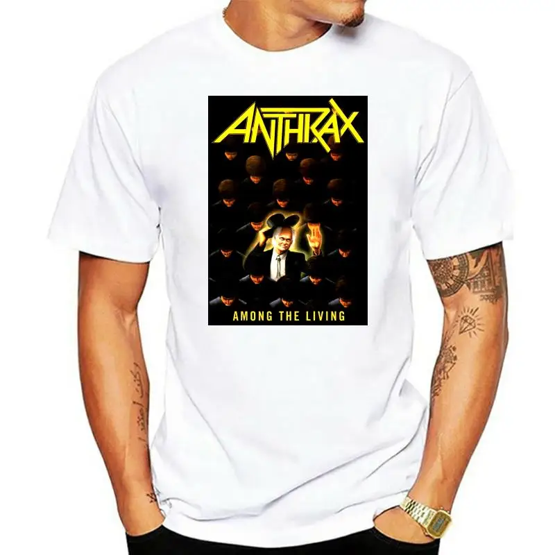 

Новая Черная футболка ANTHRAX среди гостиной